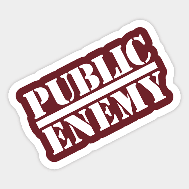 Public Enemy Sticker by binding classroom